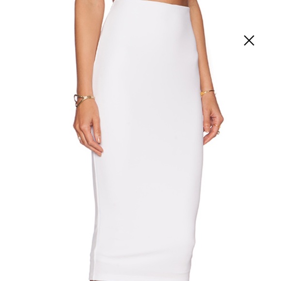 $159 Nookie Seymour Pencil Skirt in White Sz S - Picture 2 of 8